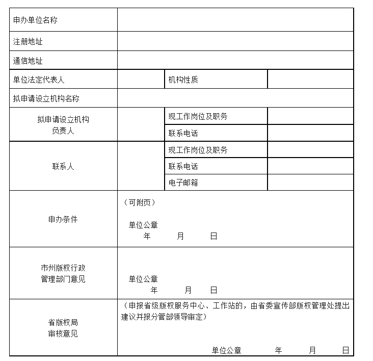 省版權局征求版權工作站管理辦法(草案)意見