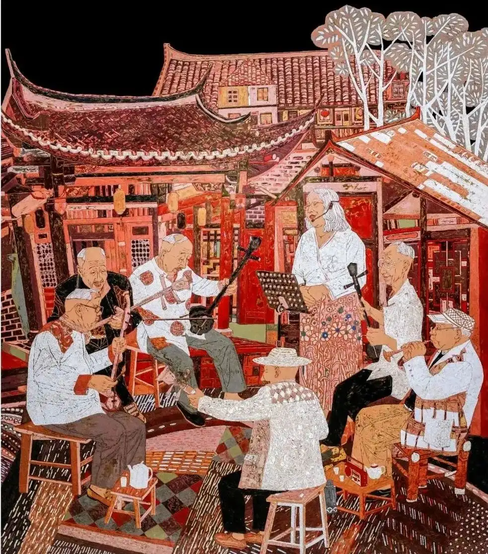 第十四屆全國美術(shù)作品展覽漆畫展入選進(jìn)京作品