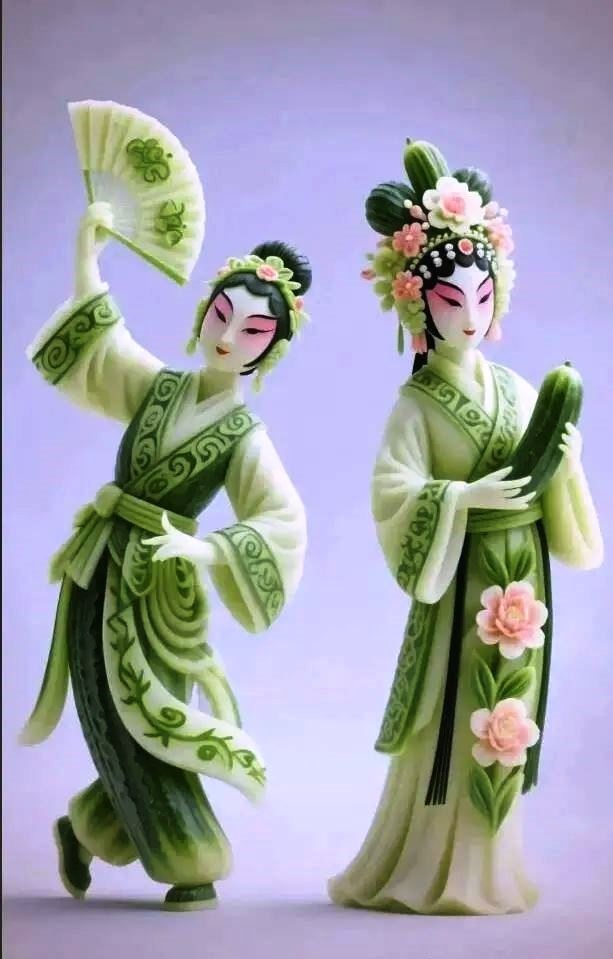 創(chuàng)意版權(quán)作品展示：青瓜遇見國粹