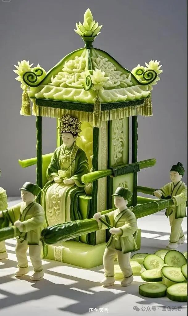 創(chuàng)意版權(quán)作品展示：青瓜遇見國粹