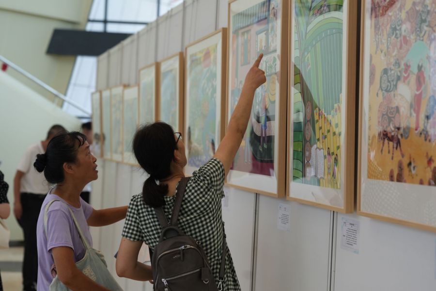 全國（黃岡）農民畫展作品