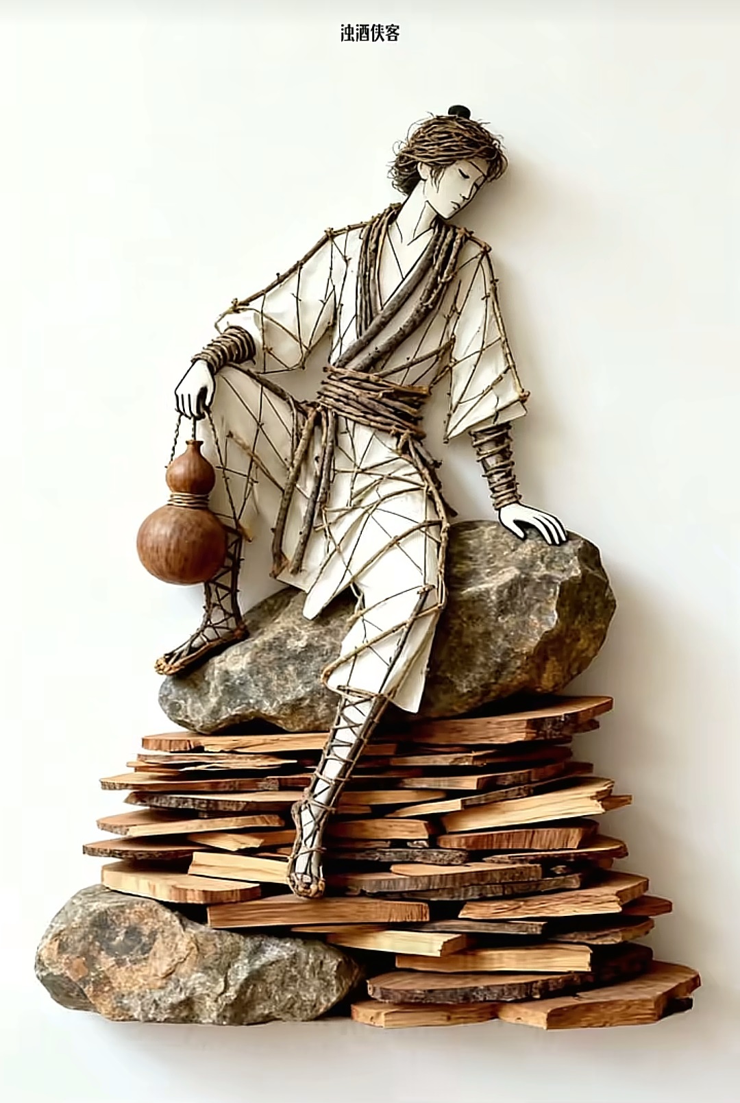 樹枝畫藝術(shù)欣賞