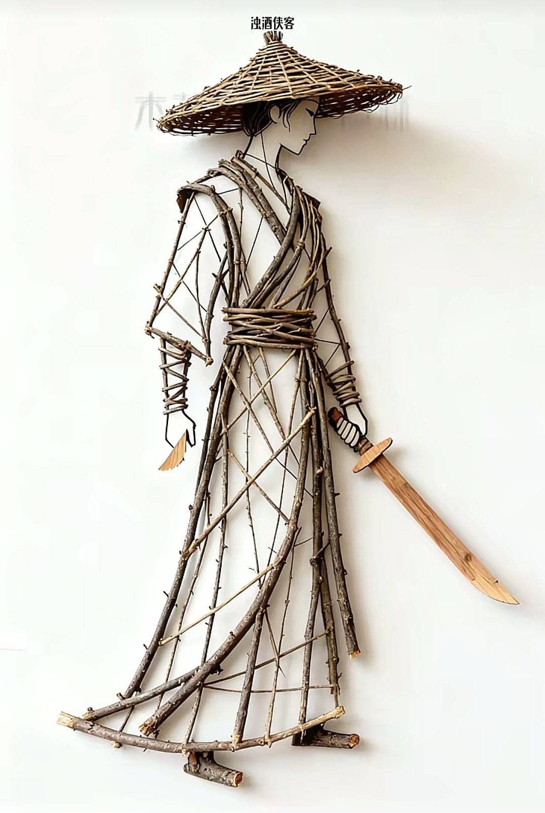 樹枝畫藝術(shù)欣賞