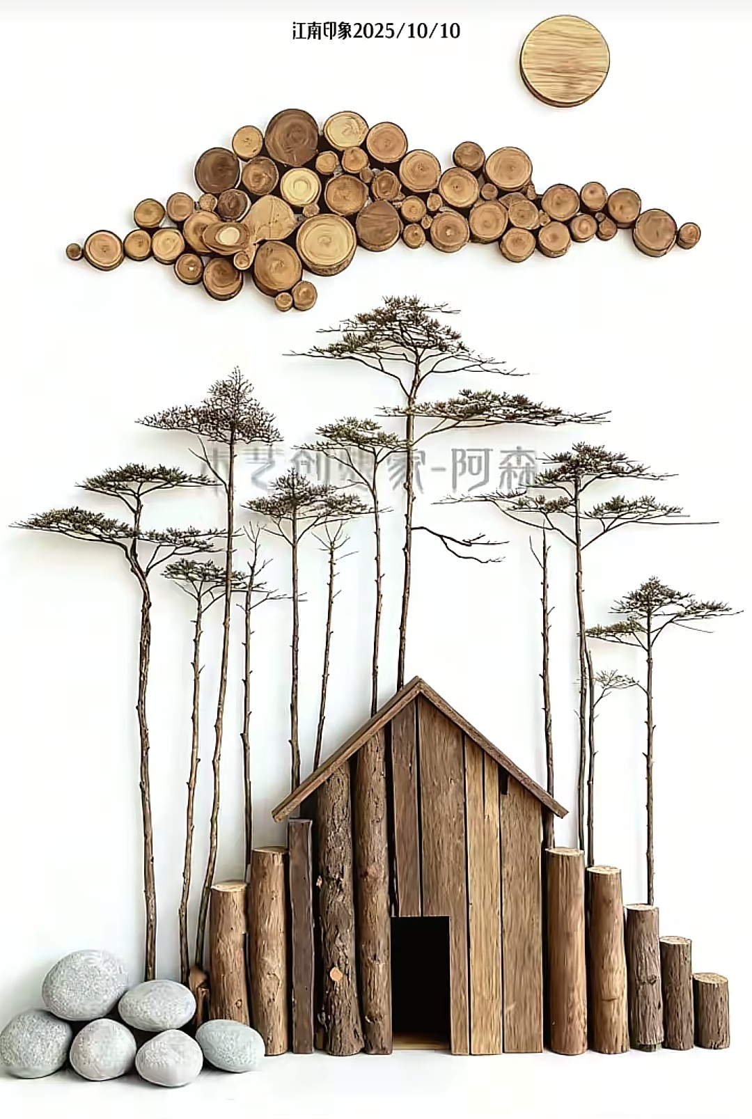 樹枝畫藝術(shù)欣賞