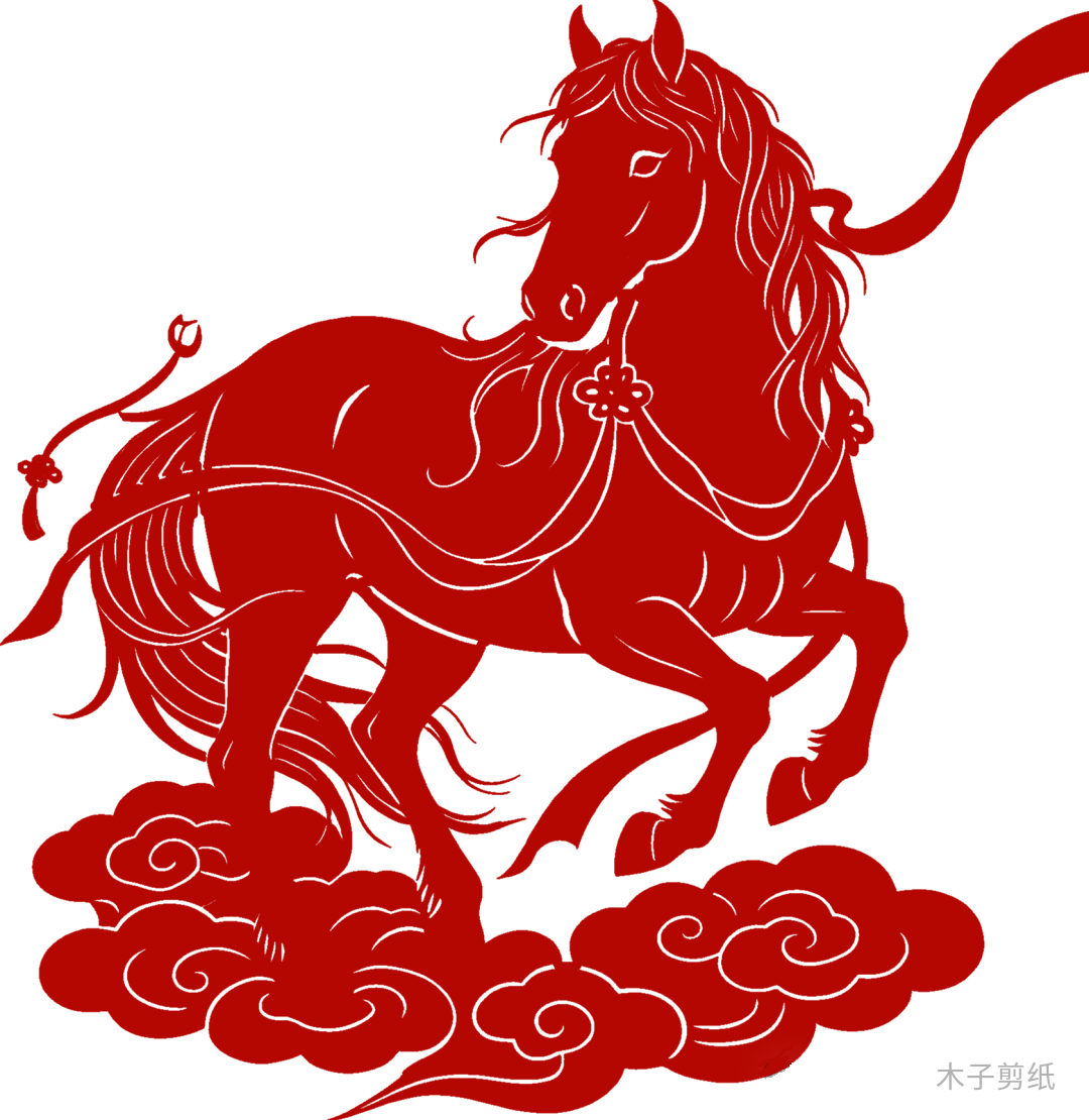 迎世界馬年，賞紅馬剪紙作品