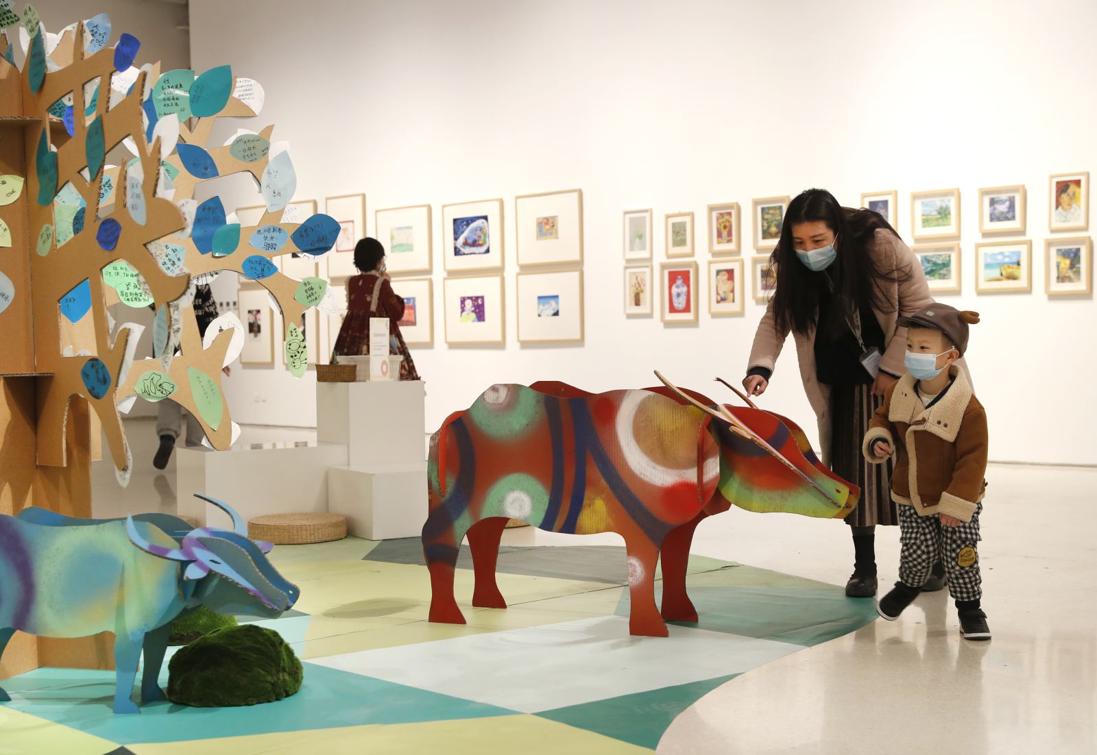 “牛勁十足”主題作品展開啟新春文化季